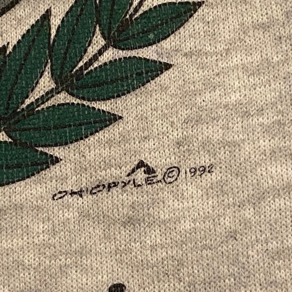 Vintage ELCHO Wisconsin 1992 Gray Sweatshirt Size Large-Unisex-Made in USA - Picture 3 of 5